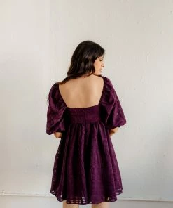 STORIA Vicky High Sheen Babydoll Dress BUMP FRIENDLY