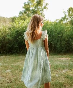 BT DRESSES Taylor Gingham Babydoll Dress