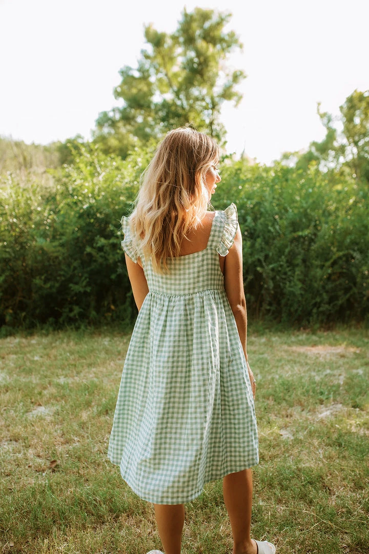 BT DRESSES Taylor Gingham Babydoll Dress 4 BT DRESSES Taylor Gingham Babydoll Dress