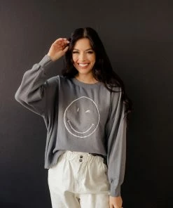 BT BEST SELLERS Happy Day Winky Face Pullover Sweater 14 BT BEST SELLERS Happy Day Winky Face Pullover Sweater