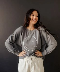 BT BEST SELLERS Happy Day Winky Face Pullover Sweater 12 BT BEST SELLERS Happy Day Winky Face Pullover Sweater