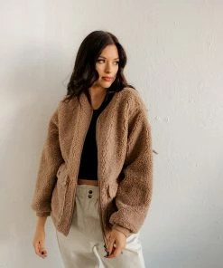 BT Streetside Faux Fur Pocketed Jacket