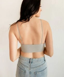 BT Shoreline Bralette - Pewter SEAMLESS BASICS 12 BT Shoreline Bralette - Pewter SEAMLESS BASICS