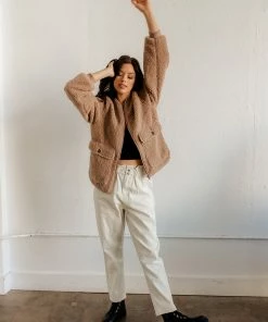 BT Streetside Faux Fur Pocketed Jacket