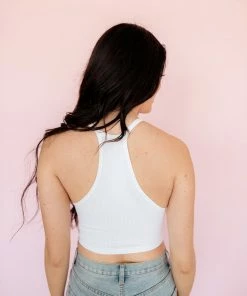 BT Tammy Ribbed Racerback Brami - White BEST SELLERS 20 BT Tammy Ribbed Racerback Brami - White BEST SELLERS