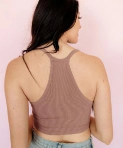 BT Tammy Ribbed Racerback Brami - Mauve RESTOCKED