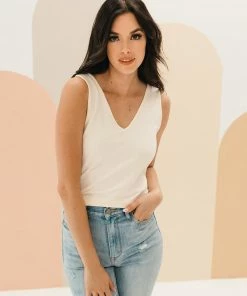 BT Seamless Reversible Tank - Ivory BUMP FRIENDLY