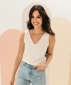 BT Seamless Reversible Tank - Ivory BUMP FRIENDLY