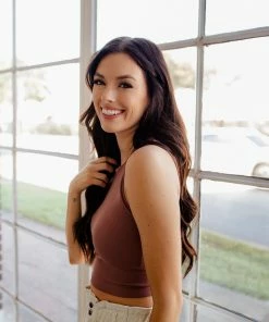 BT Josephine Seamless Cropped Top - Rose Wood