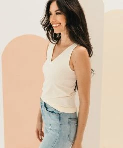 BT Seamless Reversible Tank - Ivory BUMP FRIENDLY