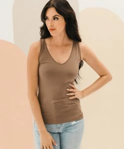 BT BUMP FRIENDLY Seamless Reversible Tank - Mocha