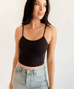 BT Quinny Ribbed Brami - Black