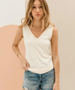 BT Seamless Reversible Tank - Ivory BUMP FRIENDLY