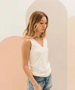 BT Seamless Reversible Tank - Ivory BUMP FRIENDLY