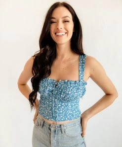 BT TOPS Willi Floral Bustier Crop Top 11 BT TOPS Willi Floral Bustier Crop Top