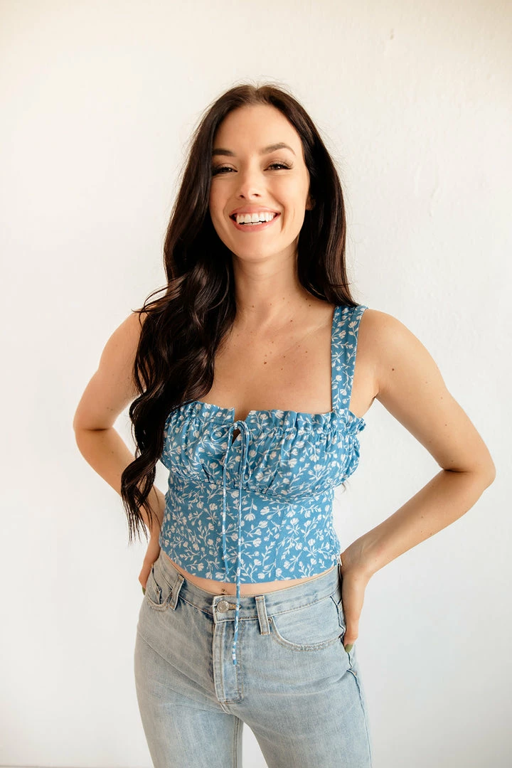 BT TOPS Willi Floral Bustier Crop Top 7 BT TOPS Willi Floral Bustier Crop Top