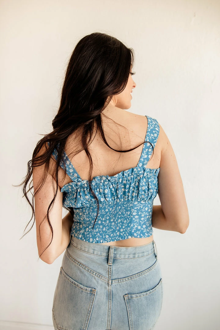 BT TOPS Willi Floral Bustier Crop Top 6 BT TOPS Willi Floral Bustier Crop Top