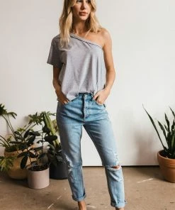 Shop Caylo Brooke One Shoulder Tee TOPS