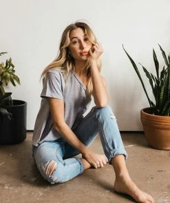 Shop Caylo Brooke One Shoulder Tee TOPS