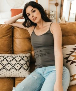 BT BUMP FRIENDLY Seamless Cami - Slate Grey