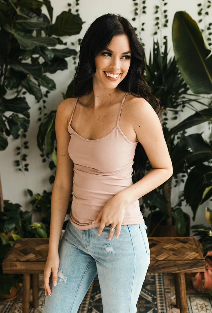 BT BUMP FRIENDLY Seamless Cami - Vintage Rose 4 BT BUMP FRIENDLY Seamless Cami - Vintage Rose