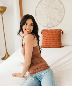 BT Seamless Cami - Cocoa 7 BT Seamless Cami - Cocoa