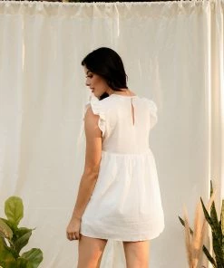 MUSTARD SEED Bethany Babydoll Dress W/ Shorts Lining BRIDAL 10 MUSTARD SEED Bethany Babydoll Dress W/ Shorts Lining BRIDAL