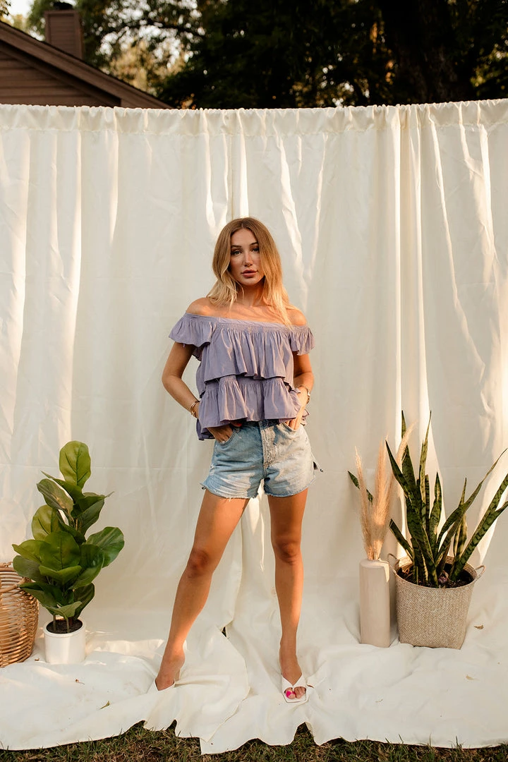 MUSTARD SEED TOPS Sana Tiered Ruffle Blouse 5 MUSTARD SEED TOPS Sana Tiered Ruffle Blouse