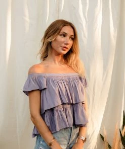 MUSTARD SEED TOPS Sana Tiered Ruffle Blouse 10 MUSTARD SEED TOPS Sana Tiered Ruffle Blouse