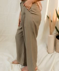 FORE COLLECTION Fraser Pintuck High Rise Trousers BOTTOMS 11 FORE COLLECTION Fraser Pintuck High Rise Trousers BOTTOMS