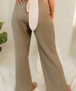 FORE COLLECTION Fraser Pintuck High Rise Trousers BOTTOMS 9 FORE COLLECTION Fraser Pintuck High Rise Trousers BOTTOMS