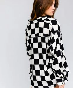 LE LIS MATCHING SETS Johan Checkered Button Down Top 21 LE LIS MATCHING SETS Johan Checkered Button Down Top
