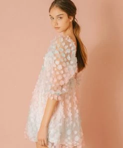 STORIA She's Like Spring Tulle Babydoll Dress - Pastel BEST SELLERS