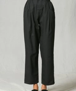 Shop Caylo BOTTOMS Brixton Pocketed Paper Bag Trousers