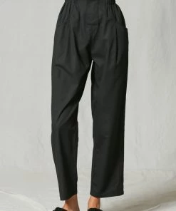 Shop Caylo BOTTOMS Brixton Pocketed Paper Bag Trousers