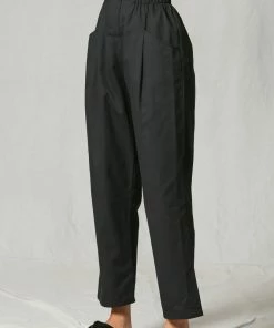 Shop Caylo BOTTOMS Brixton Pocketed Paper Bag Trousers