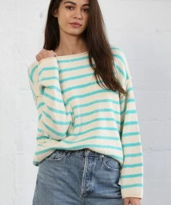 BT Asher Cotton Striped Knit Sweater