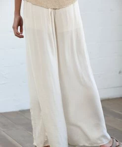 BT Blue Moon Slit Satin Pants