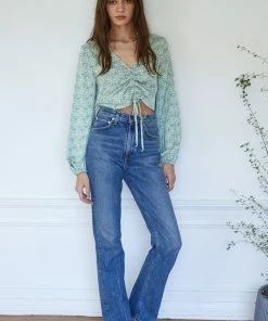 BT Rain Or Shine Adjustable Ruched Top TOPS