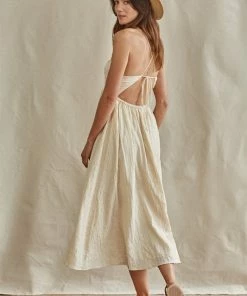 BT Yasmine Cotton Cut Out Midi Dress DRESSES