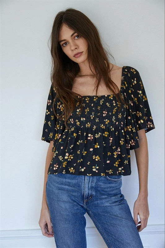 BT Camille Smocked Floral Top 5 BT Camille Smocked Floral Top