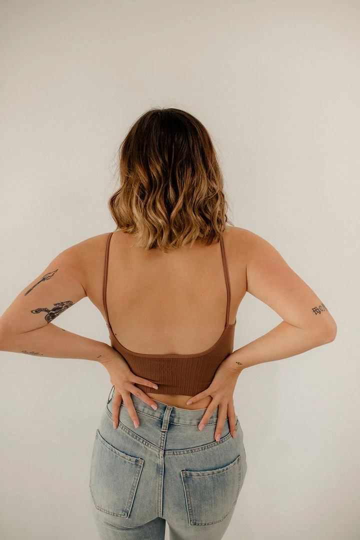 BT SEAMLESS BASICS June Seamless Bralette - Chocolate 4 BT SEAMLESS BASICS June Seamless Bralette - Chocolate