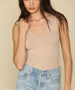 BT Seamless Reversible Tank - Lt. Taupe BUMP FRIENDLY