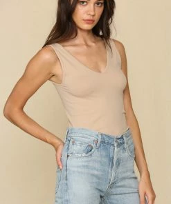 BT Seamless Reversible Tank - Lt. Taupe BUMP FRIENDLY