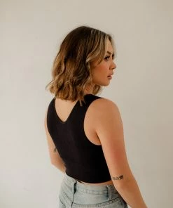 BT Jolie Ribbed Seamless Crop Top - Black 23 BT Jolie Ribbed Seamless Crop Top - Black