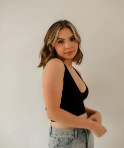 BT Jolie Ribbed Seamless Crop Top - Black 22 BT Jolie Ribbed Seamless Crop Top - Black