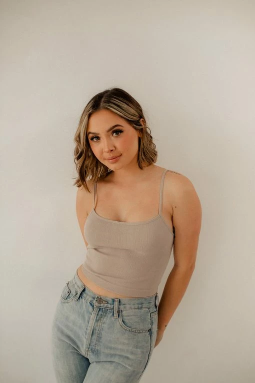 BT Quinny Ribbed Brami - Chrome