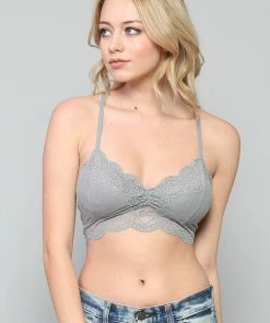 BT Sherri Lace Bralette - Steel ACCESSORIES
