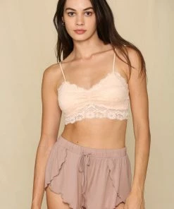 BT ACCESSORIES Georgie Lace Bralette - Nude