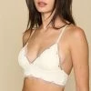 BT ACCESSORIES Jacky Y Back Lace Bralette - Ivory